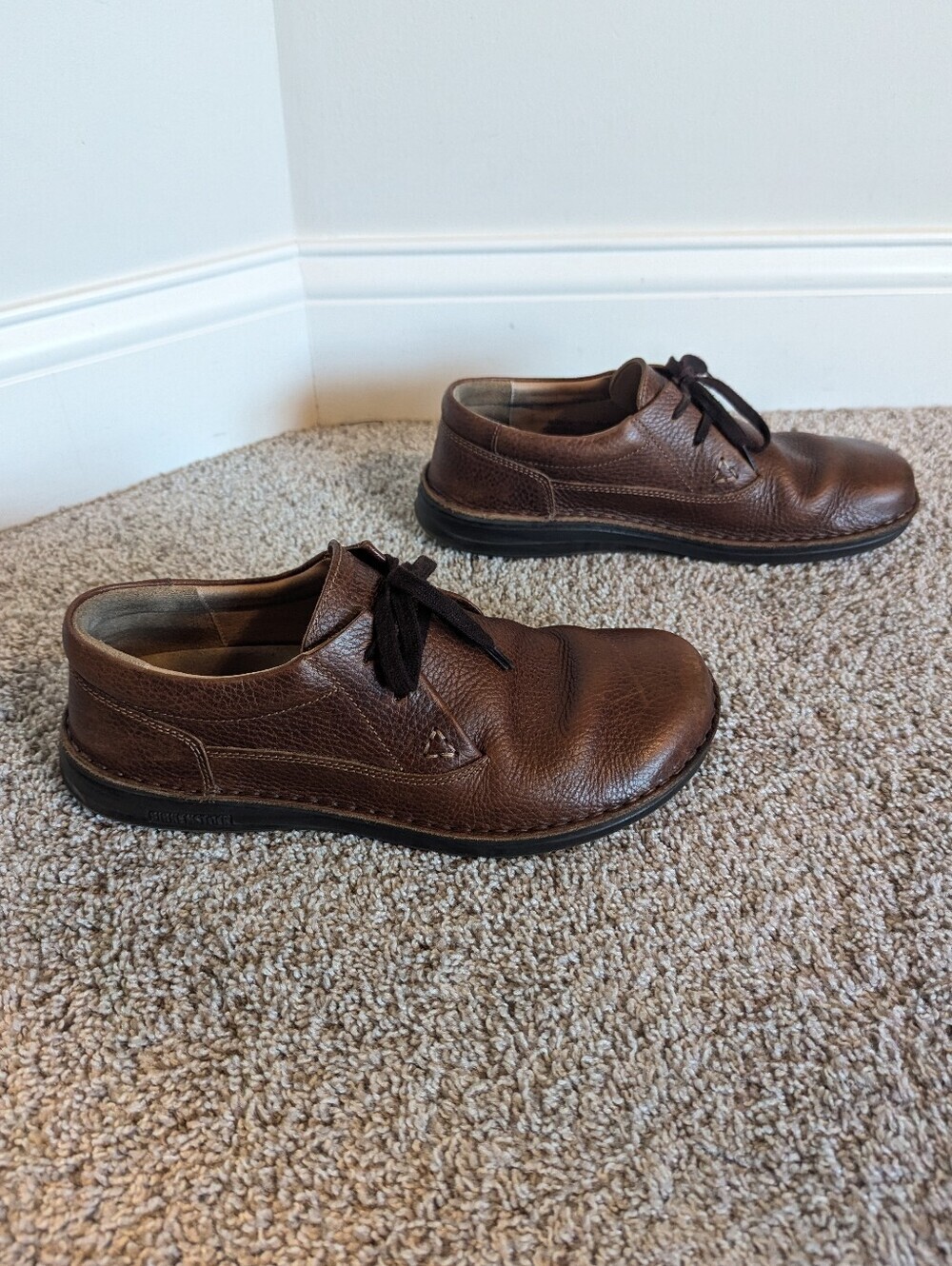 Birkenstock Memphis Brown Leather Oxfords EU 43